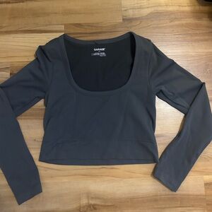 Garage Charcoal Long Sleeve Women's Tee